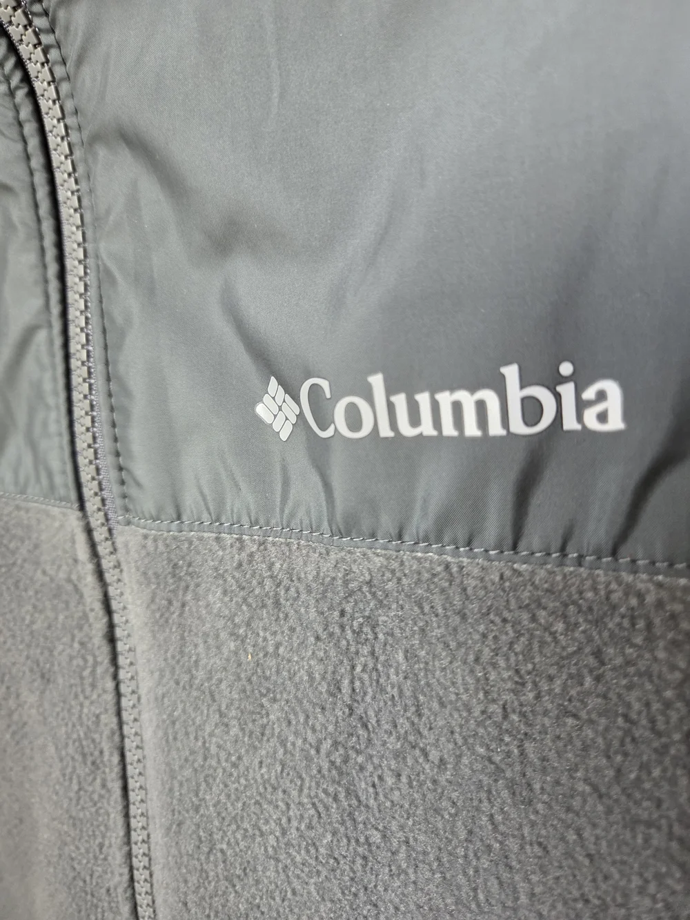 Columbia Kids' 14/16 Gray Full-Zip Fleece Jacket